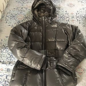 Grey north face puffer 7/8
